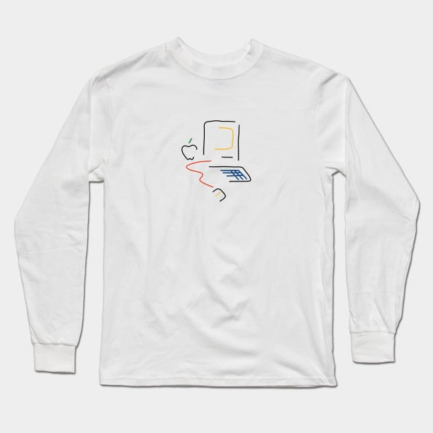 Apple Box 1984 Long Sleeve T-Shirt by Apple